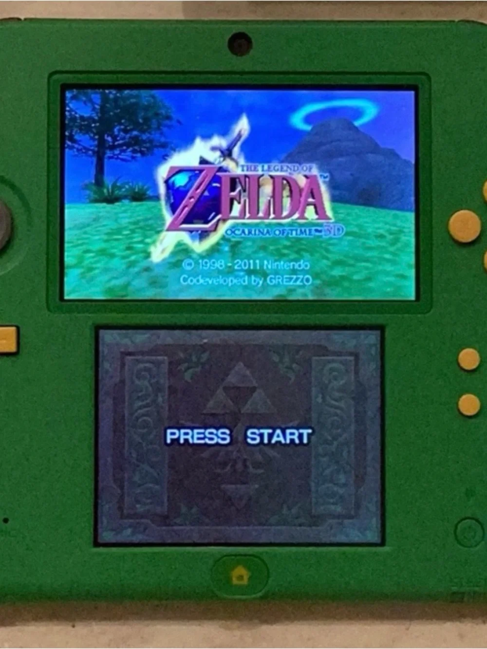 Zelda Nintendo 2DS Console Refurbished Link Edition Legend Of Zelda Ocarina Time